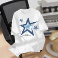 Damen T-Shirt mit trendigem Sternmotiv und lässiger Passform R&B