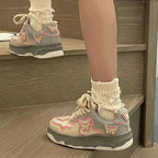 Damen Sportliche Sneakers mit verspieltem Design und atmungsaktiver Oberflächenstruktur R&B