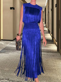 Damen Elegantes Abendkleid mit schwingendem Saum R&B
