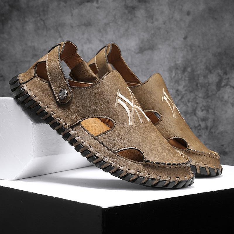 Damen Bequeme Clogs mit verstellbarem Riemen und rutschfester Sohle R&B