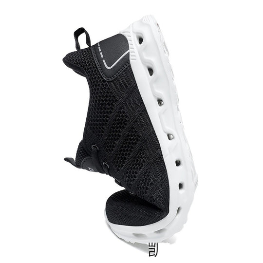 Damen Sportliche atmungsaktive Sneakers mit flexibler Laufsohle R&B