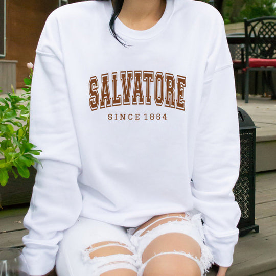 Damen Sweatshirt mit Vintage-Print und komfortablem Schnitt R&B