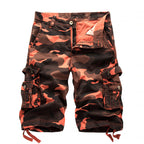 Herren taktische Cargoshorts mit multifunktionalen Taschen und verstellbarem Kordelzug