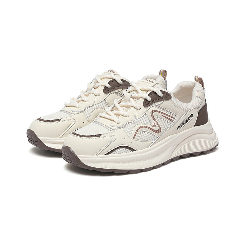Damen Sportliche Lifestyle-Sneaker mit atmungsaktivem Mesh und dämpfender Sohle R&B