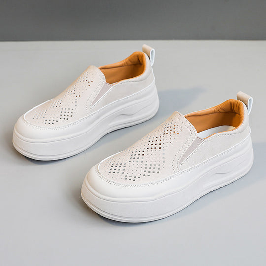 Damen Slip-On Sneakers mit atmungsaktivem Obermaterial und dämpfendem Fußbett R&B