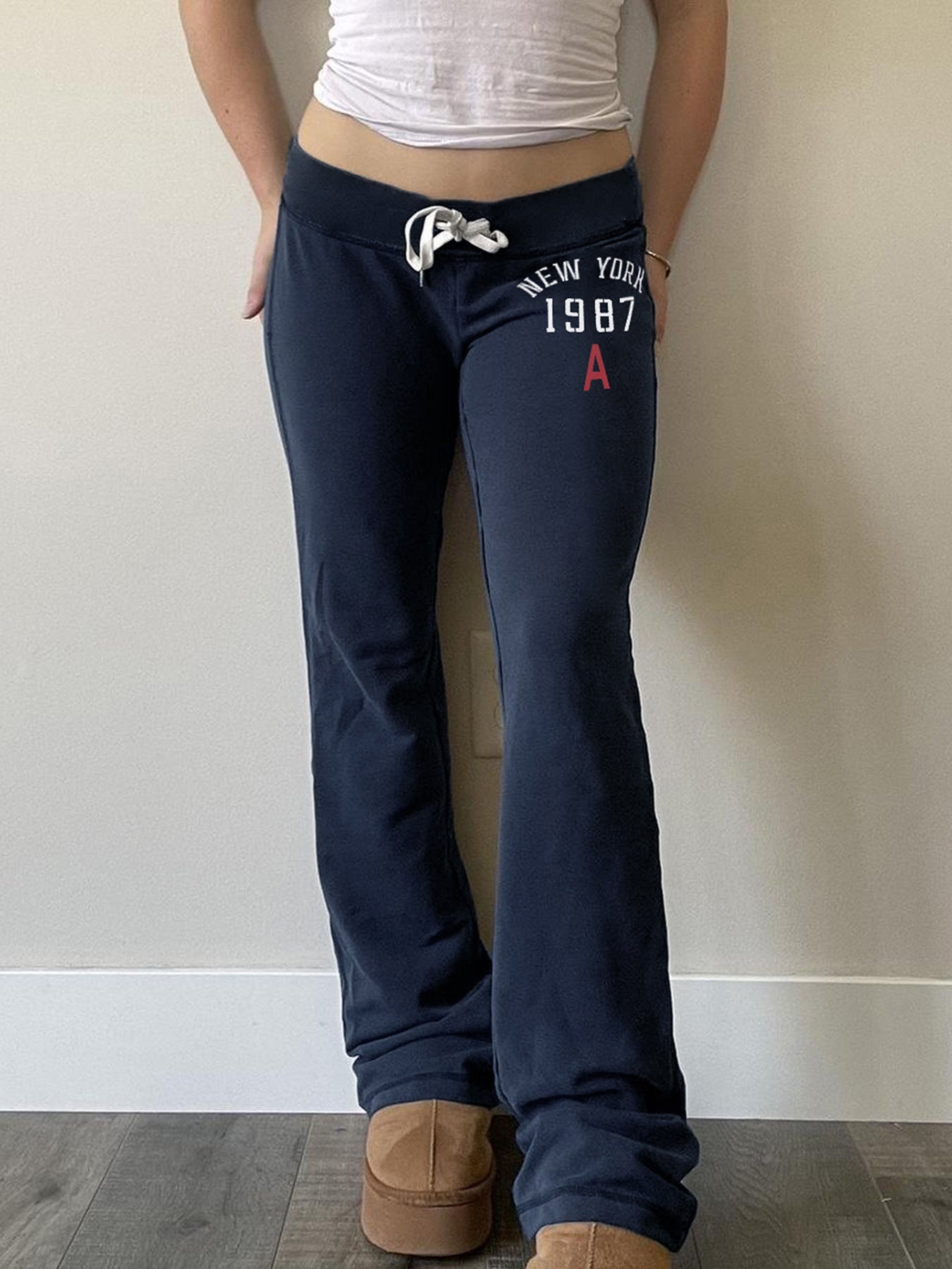 Damen Bequeme Freizeit-Hose R&B