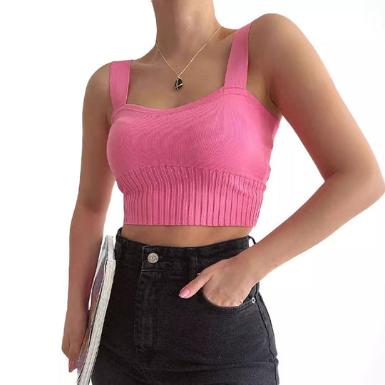 Damen Oversized Strickoberteil aus hochwertiger Baumwolle mit Tasche R&B