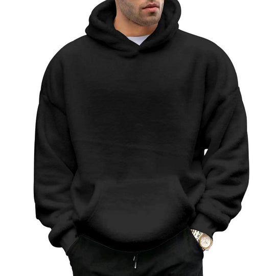 Herren bequemer Oversized Kapuzenpullover R&B