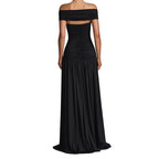 Damen Elegantes Off-Shoulder Maxikleid mit praktischem Cut-Out