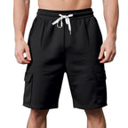 Herren Cargo-Shorts mit elastischem Bund und praktischen Seitentaschen R&B