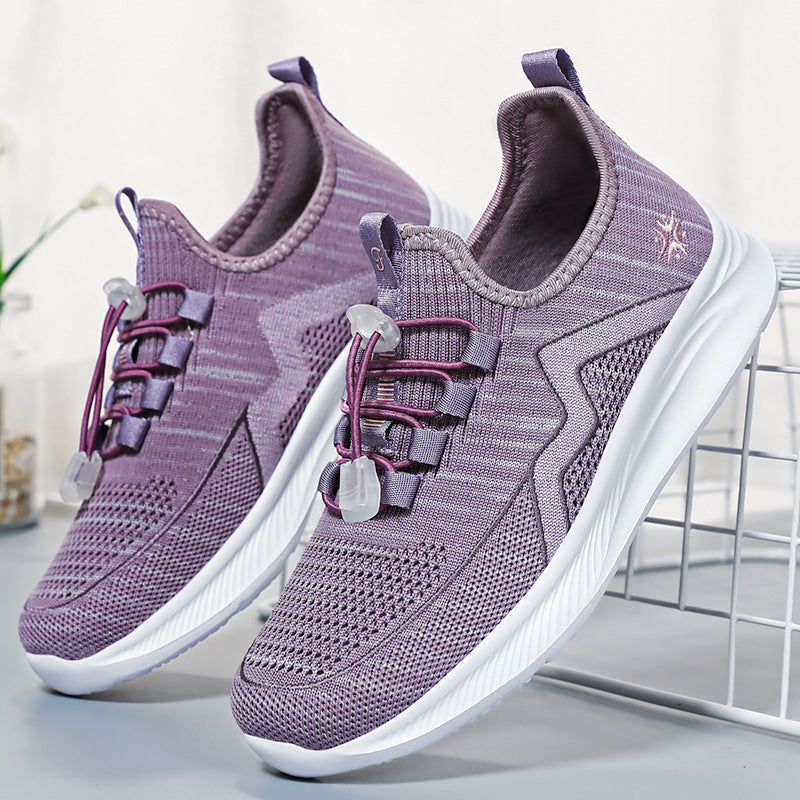 Damen Sportliche Sneakers mit elastischem Schnürsystem