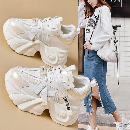 Damen Chunky Sneakers mit futuristischer Silhouette und atmungsaktivem Obermaterial R&B
