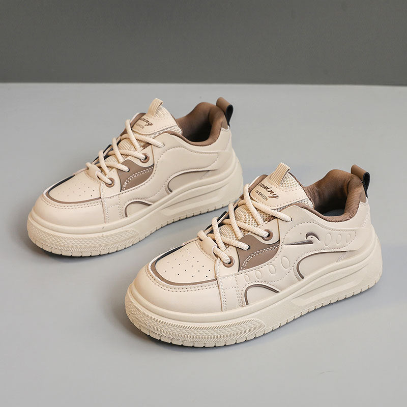 Damen modische Freizeitsneaker mit atmungsaktiver Oberflächenstruktur und dämpfender Sohle R&B