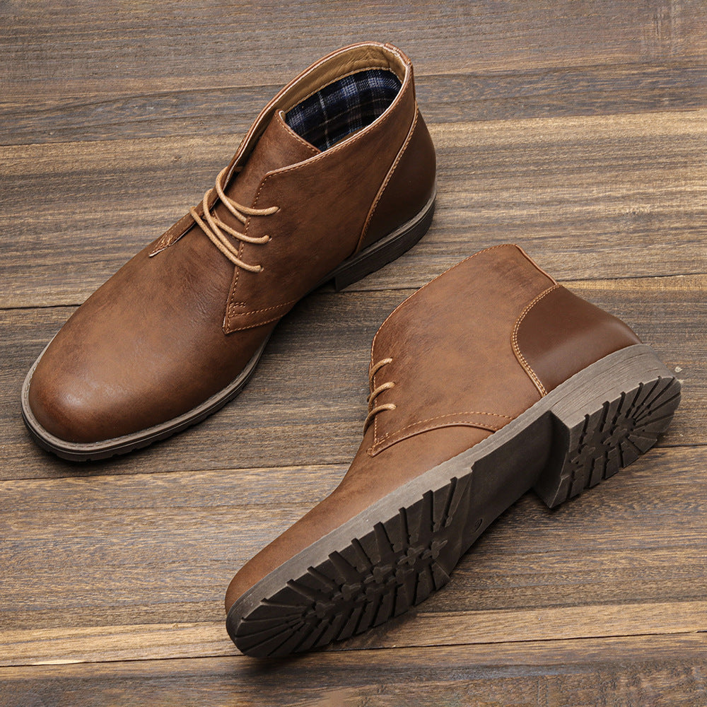Stiefelette Aus Echtem Vegane Leder