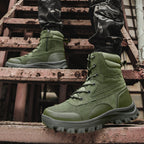 Herren wasserabweisende Tactical Boots mit hohem Knöchelschutz und strapazierfähiger Sohle R&B