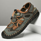 Herren Wasserdichte und atmungsaktive Outdoor-Sandalen mit flexiblem Kordelzug R&B
