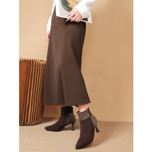 Damen Elegante Stiefeletten mit schickem Blockabsatz und modischen Details R&B