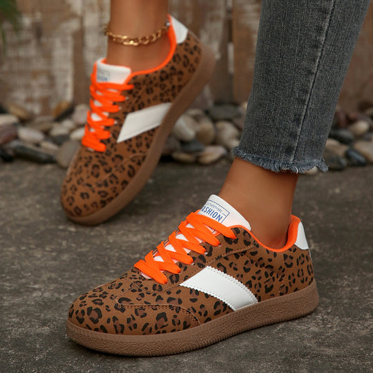 Damen modische Sneakers mit einzigartigem Tiermotiv und bequemer Dämpfung R&B