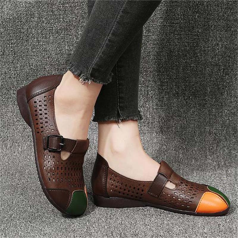 Luftige Damensandalen mit Schnalle – Zoë R&B