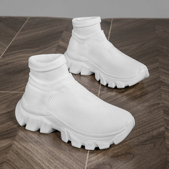 Damen Stricksneaker mit hohem Schaft und rutschfester Sohle R&B