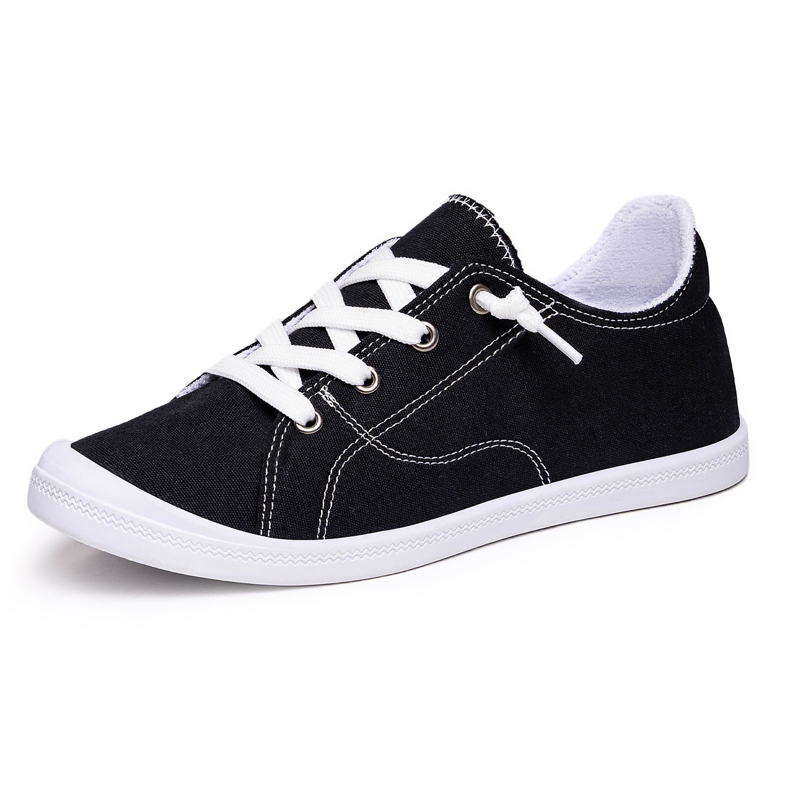 Damen Freizeitschuhe aus strapazierfähigem Canvas mit klassischem Schnürdesign R&B