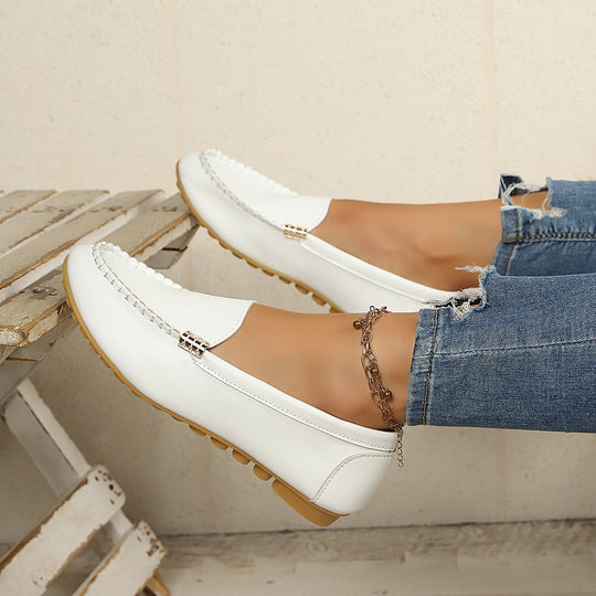 Damen Mokassins mit stilvollem dekorativem Design R&B