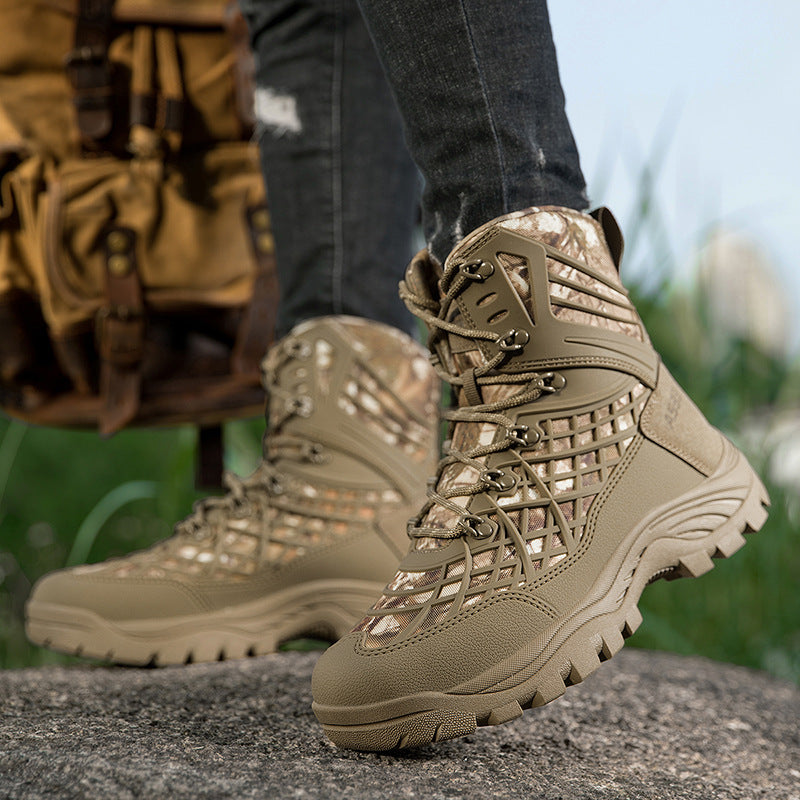 Herren Multifunktionale Camo-Trekkingstiefel