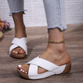 Damen Komfortable Clogs mit trendigem Überkreuz-Riemen R&B