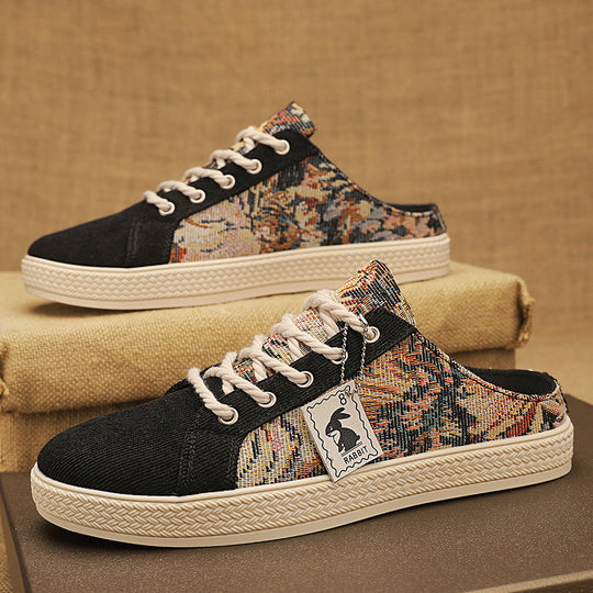 Damen bequeme und lässige Slip-On Sneakers R&B