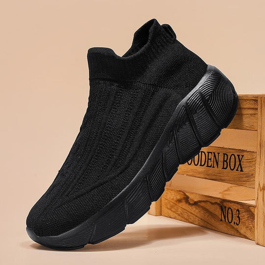 Damen bequeme Strick-Sneaker R&B