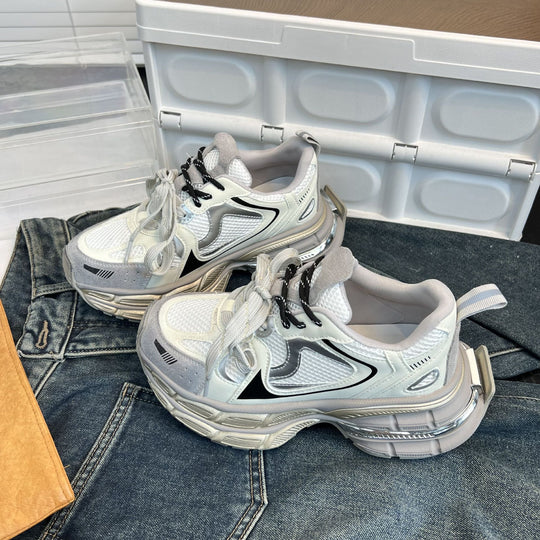 Damen Sportliche Sneakers mit atmungsaktiver Mesh-Oberfläche und stabiler Dämpfungstechnologie R&B