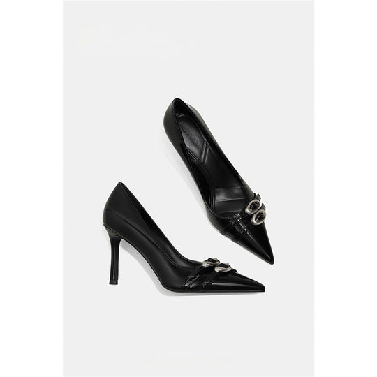 Damen elegante High Heel Pumps mit funkelnden Strassverzierungen R&B