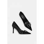 Damen elegante High Heel Pumps mit funkelnden Strassverzierungen R&B
