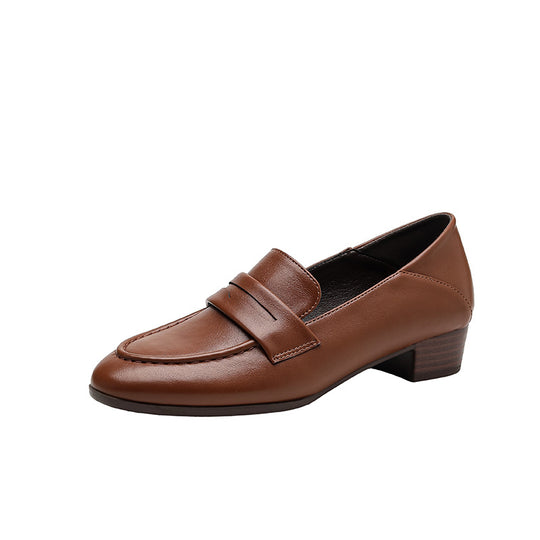 Damen Elegante Ledermokassins R&B
