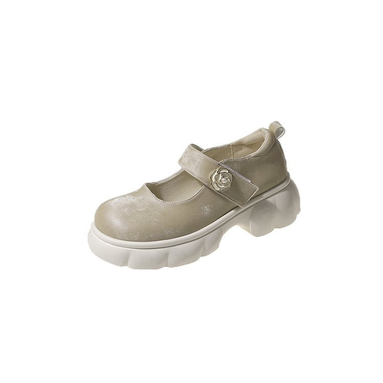 Damen modische Mary Jane Schuhe mit dekorativer Schnalle und komfortabler Sohle R&B
