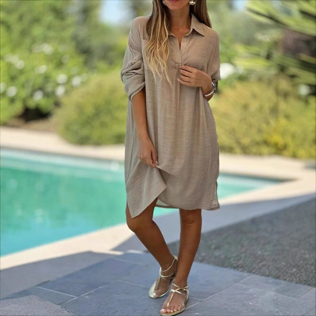 Damen lässiges Sommerkleid R&B