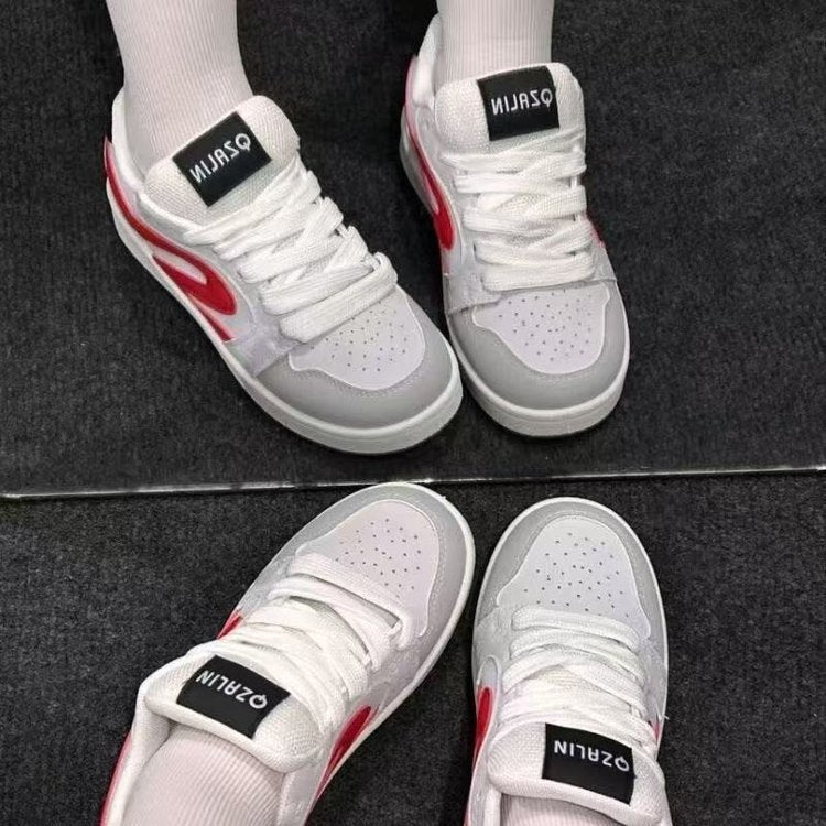 Damen Sneakers im lässigen Streetwear-Stil mit atmungsaktivem Obermaterial und dämpfender Sohle R&B