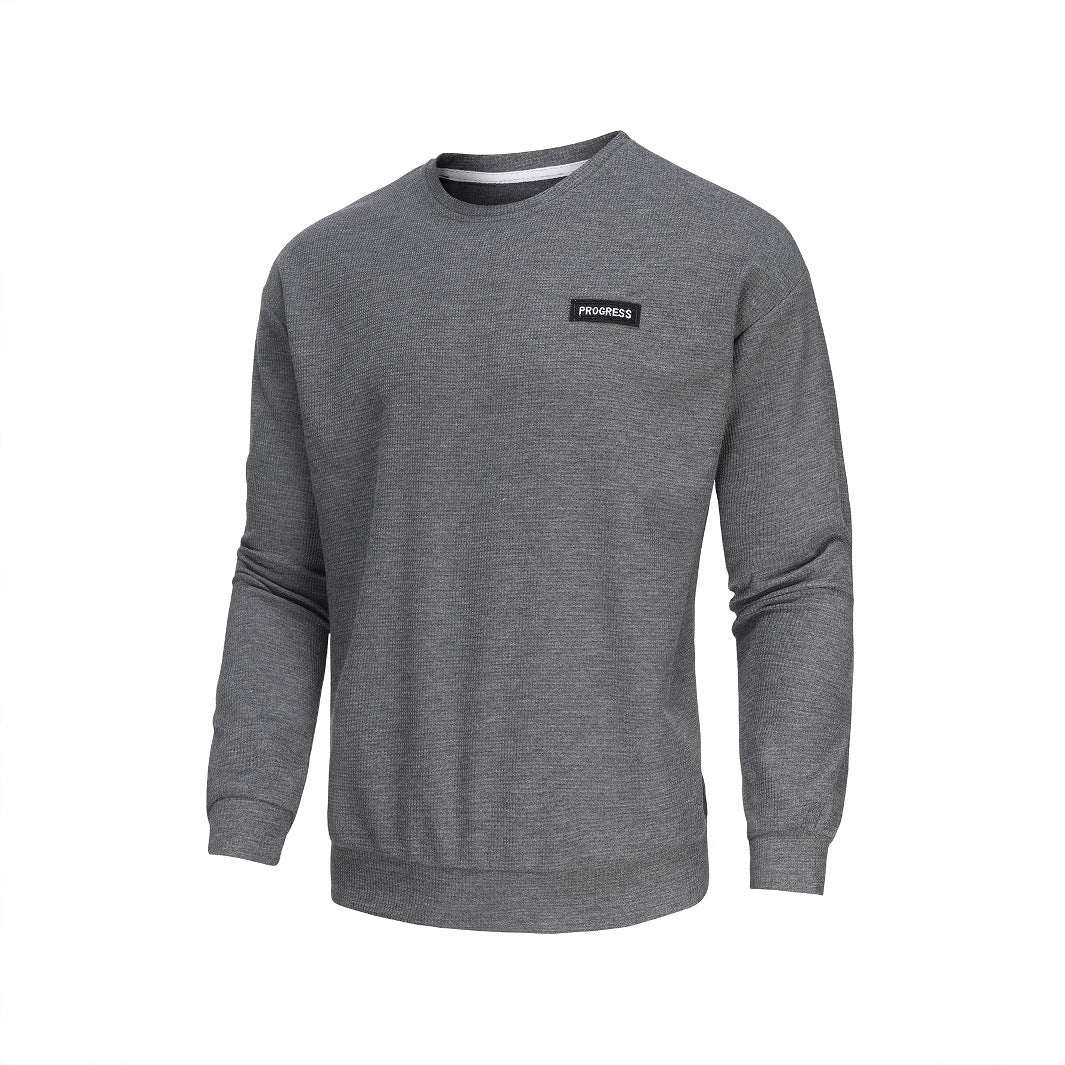 Herren lässiges Sweatshirt mit strukturierter Oberfläche und modernem Design