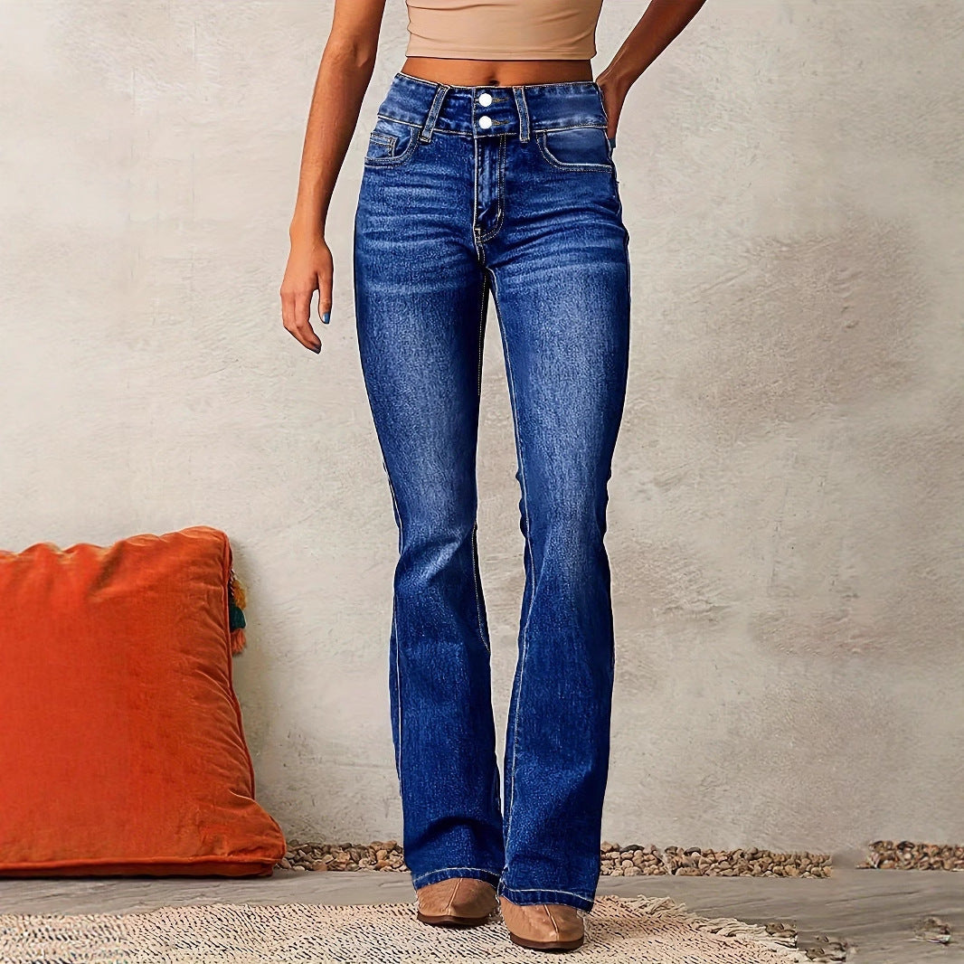 Damen Flared Jeans R&B