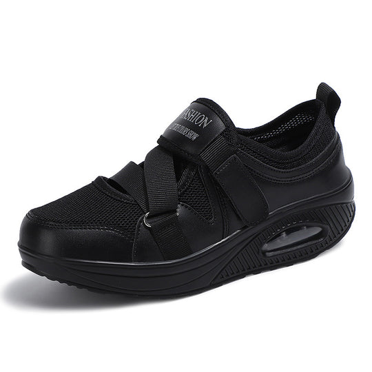 Damen Bequeme und luftige Sneakers mit verstellbarem Klettverschluss R&B