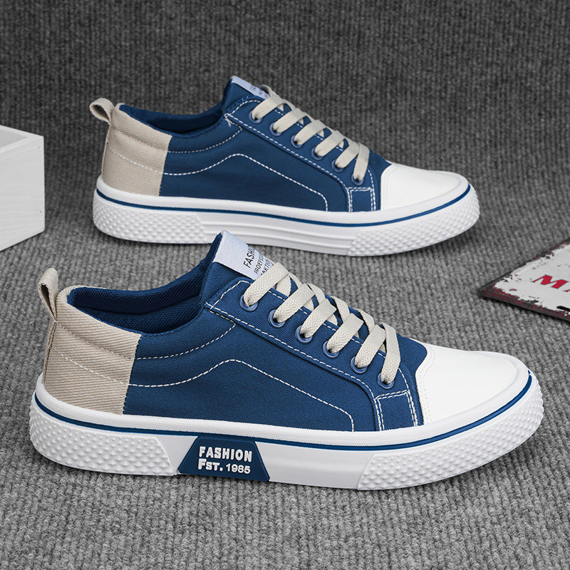 Damen modische Canvas Sneakers mit trendigem Design und hoher Sohle R&B