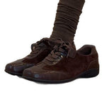 Damen modische Freizeitschuhe mit elegantem Schnürsystem