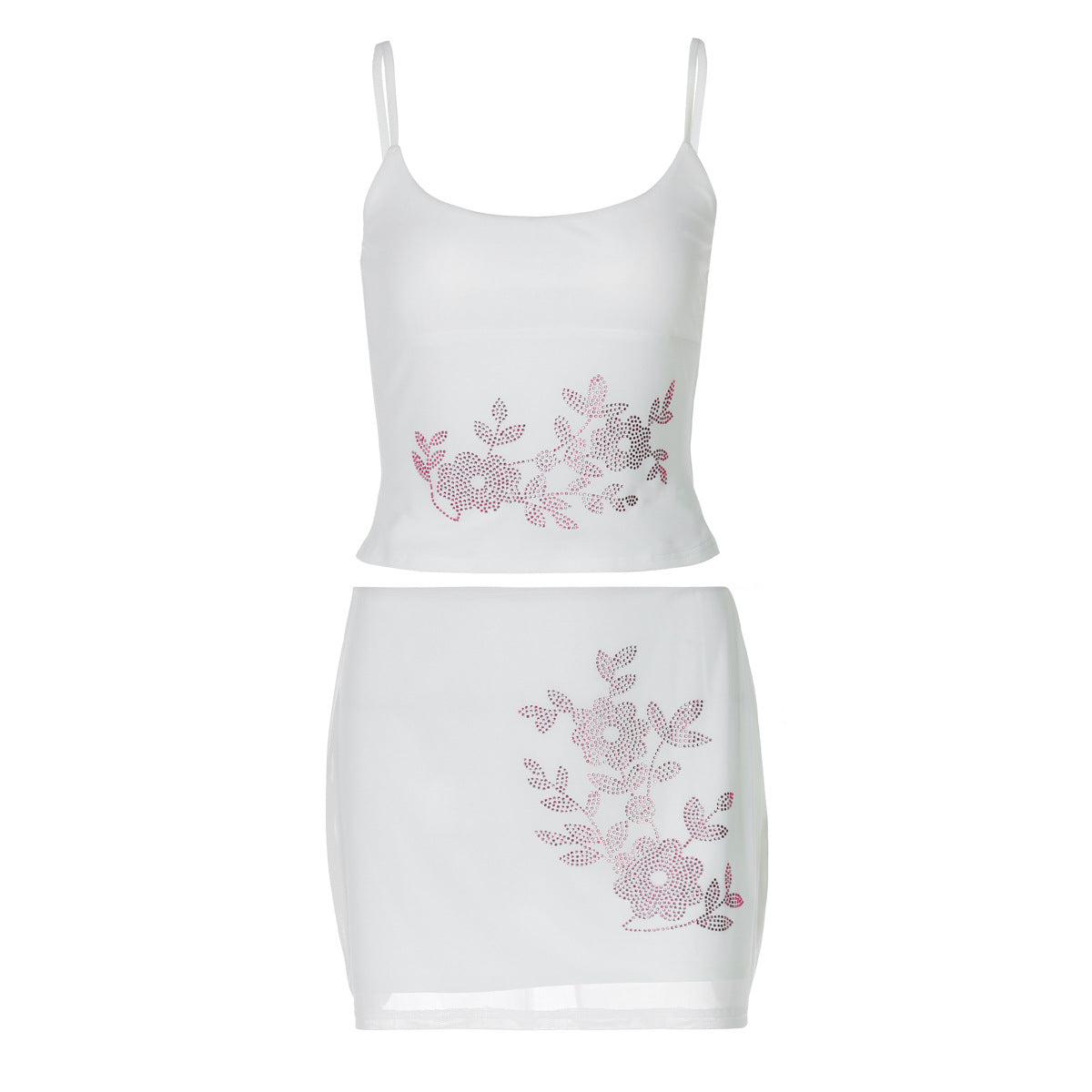 Damen Top und Rock Set R&B