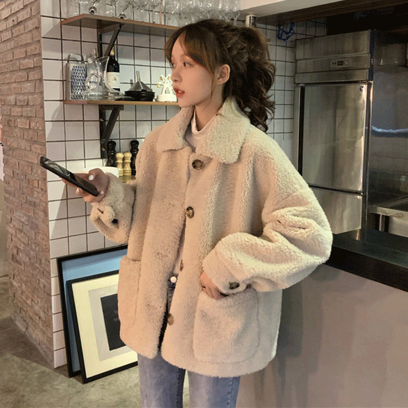 R&B | Stylische Jacke Im Teddy-Design