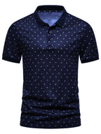 Herren Poloshirt mit modernem Muster und atmungsaktiven Eigenschaften