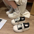 Damen Modische Plateau Sneakers mit stilvollem Obermaterial und bequemer Dämpfung R&B
