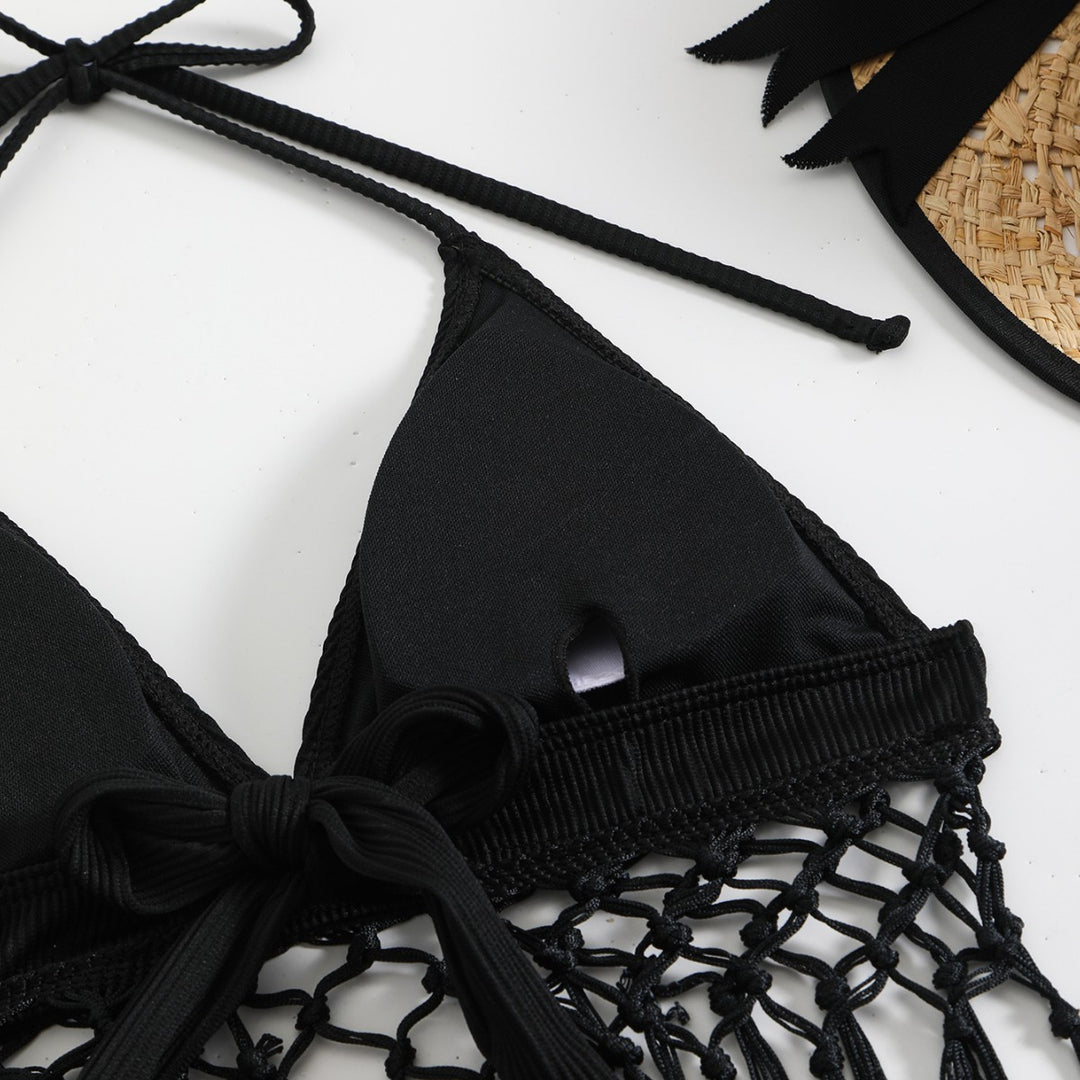 Damen Freizeitsommer-Bikini mit modischen Fransen R&B