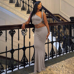 Damen Elegantes Wickelkleid mit asymmetrischem Schnitt und figurbetontem Design R&B