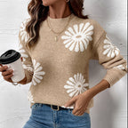 Damen Pullover mit floralen Motiven R&B