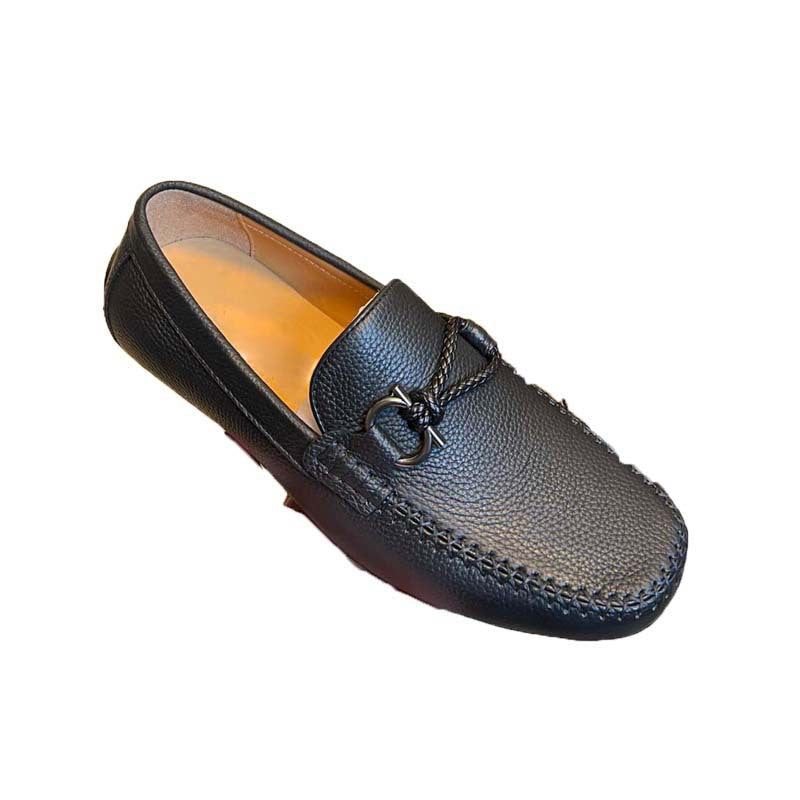 Damen Mokassin mit stilvollem Zierdetail aus hochwertigem Leder R&B